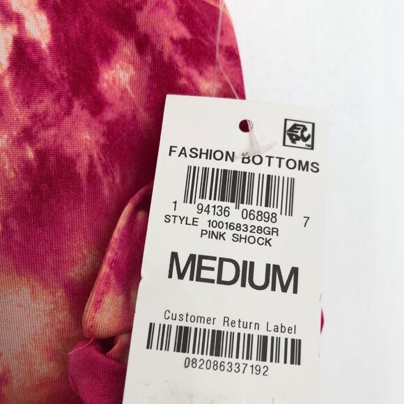 Ideology Girls Pants M Pink Tie Dye Leggings Stretch‎ with Scrunchie NWT - Picture 6 of 7